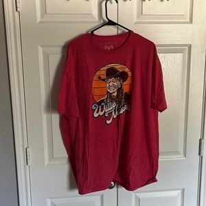 willie nelson graphic tee